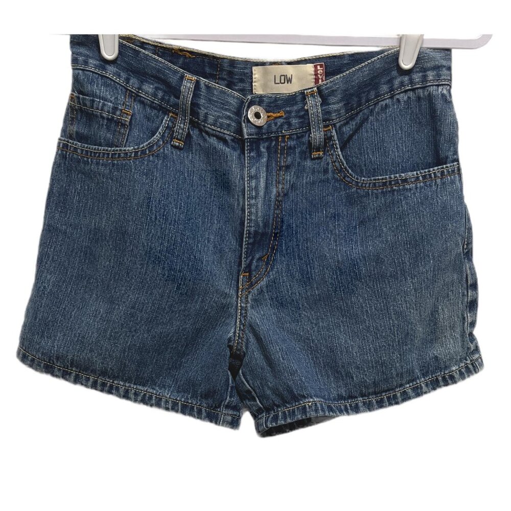 0507 Levi's Low Faded Denim Shorts